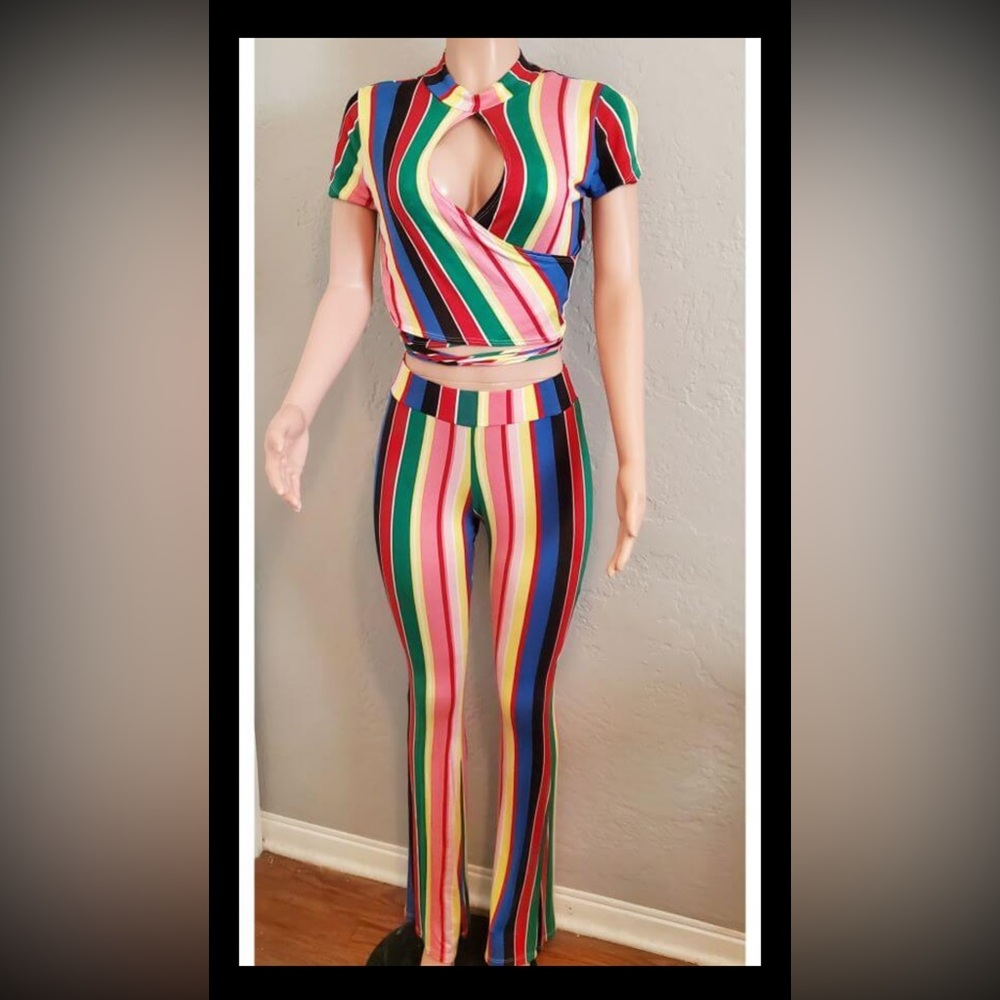 2pcs crop top set